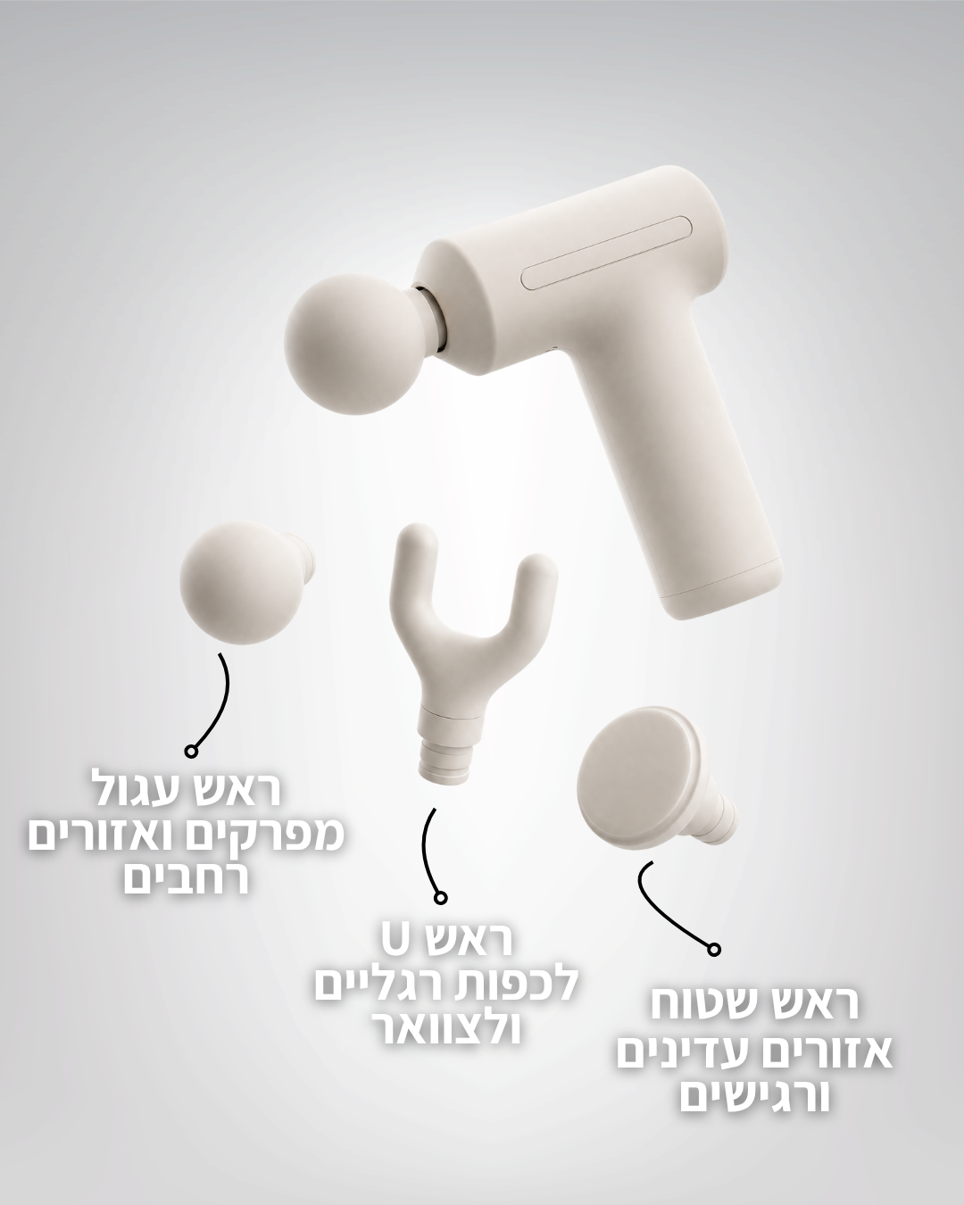 אקדח עיסוי לטיפול והתאוששות